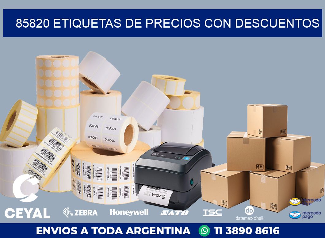 85820 ETIQUETAS DE PRECIOS CON DESCUENTOS