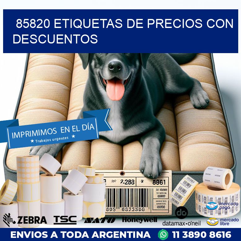 85820 ETIQUETAS DE PRECIOS CON DESCUENTOS