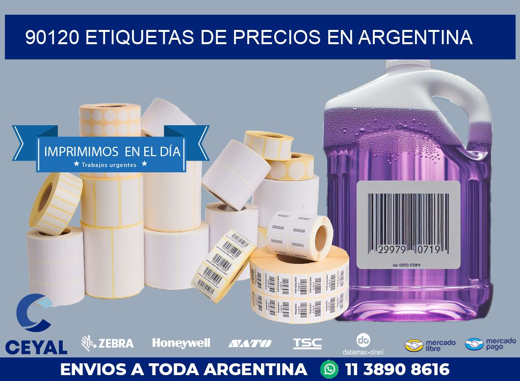 90120 ETIQUETAS DE PRECIOS EN ARGENTINA