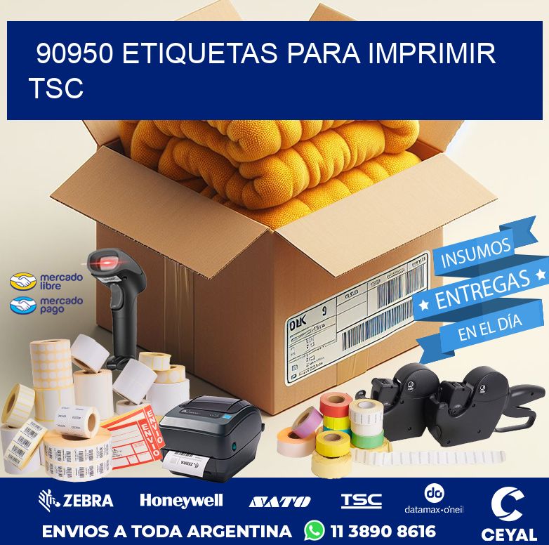 90950 ETIQUETAS PARA IMPRIMIR TSC