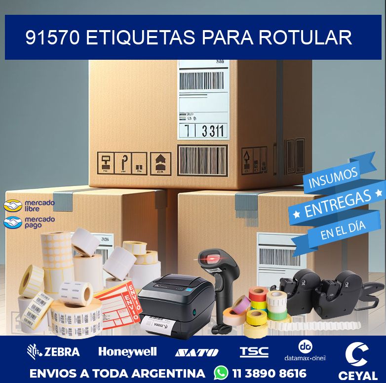 91570 ETIQUETAS PARA ROTULAR