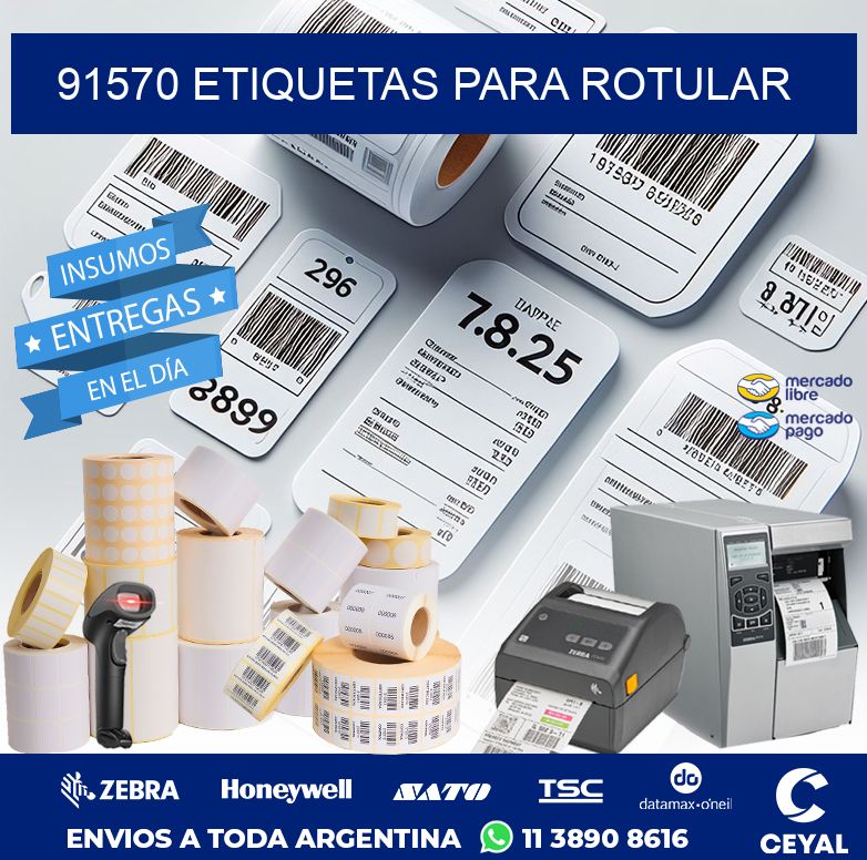 91570 ETIQUETAS PARA ROTULAR
