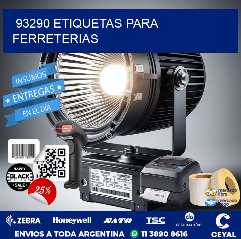 93290 ETIQUETAS PARA FERRETERIAS