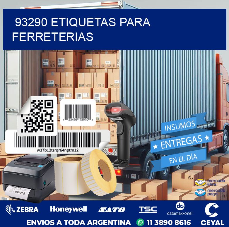 93290 ETIQUETAS PARA FERRETERIAS