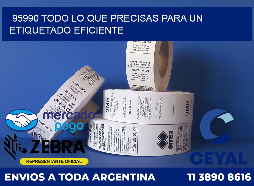95990 TODO LO QUE PRECISAS PARA UN ETIQUETADO EFICIENTE