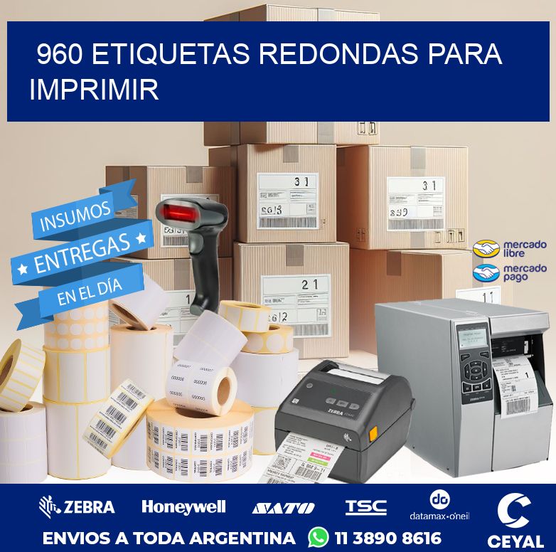 960 ETIQUETAS REDONDAS PARA IMPRIMIR
