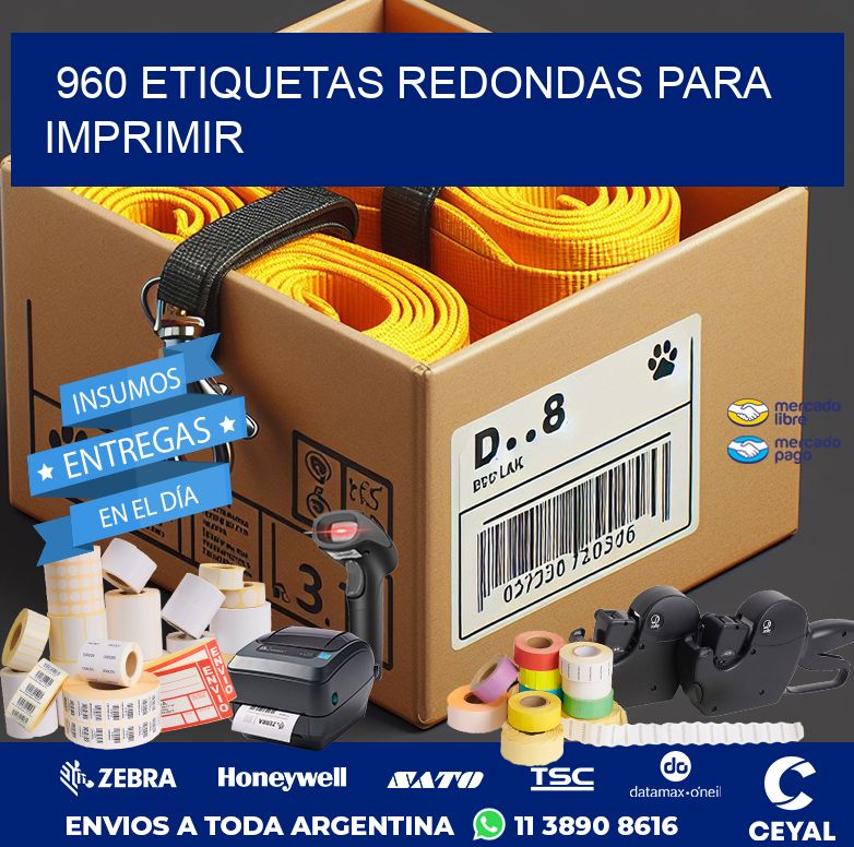 960 ETIQUETAS REDONDAS PARA IMPRIMIR