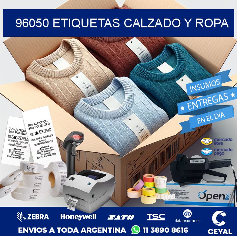 96050 ETIQUETAS CALZADO Y ROPA