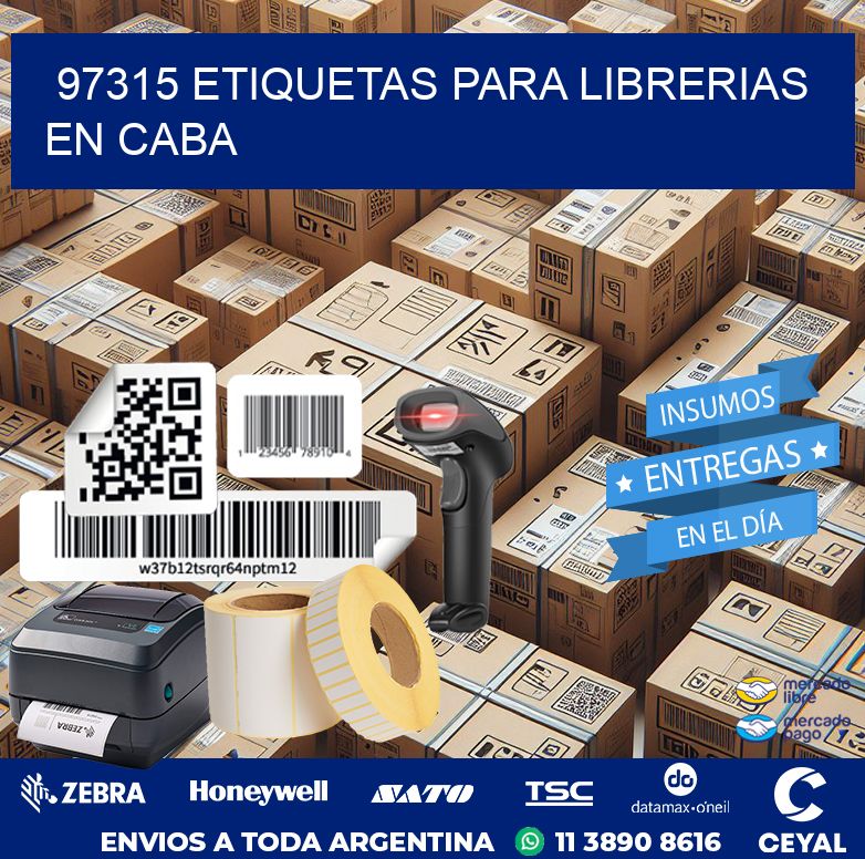 97315 ETIQUETAS PARA LIBRERIAS EN CABA