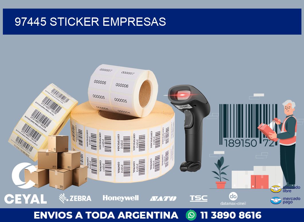 97445 STICKER EMPRESAS
