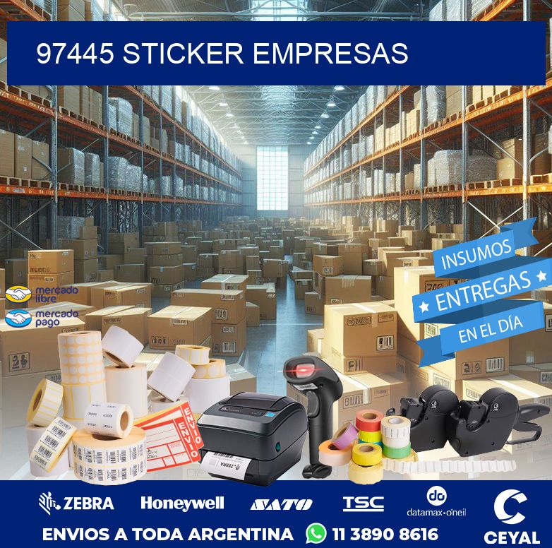 97445 STICKER EMPRESAS