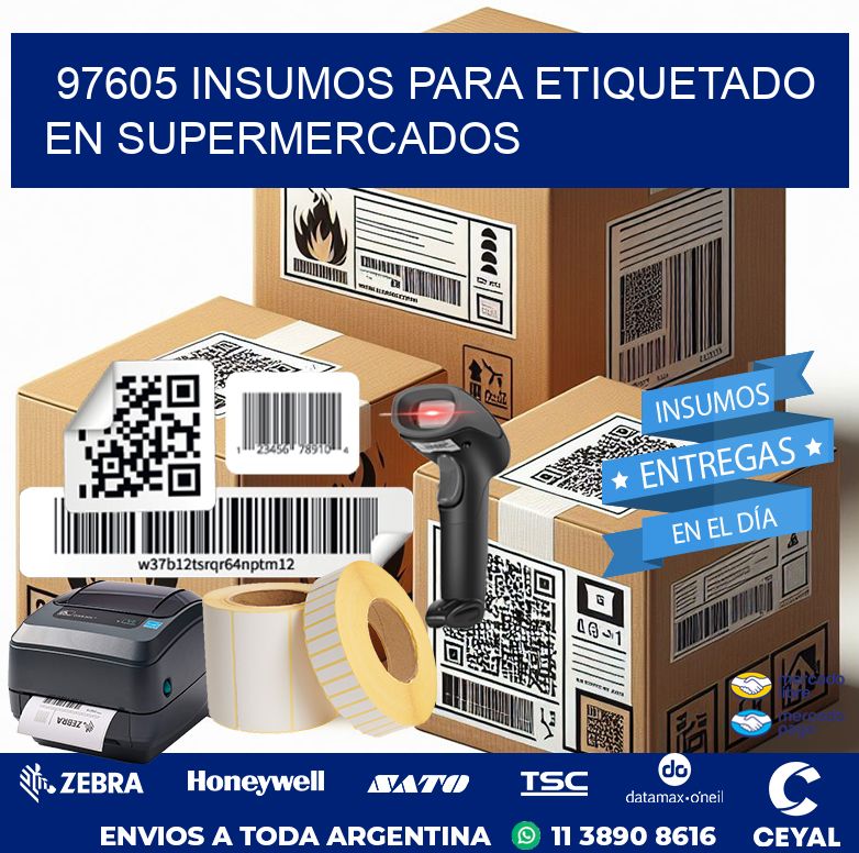 97605 INSUMOS PARA ETIQUETADO EN SUPERMERCADOS