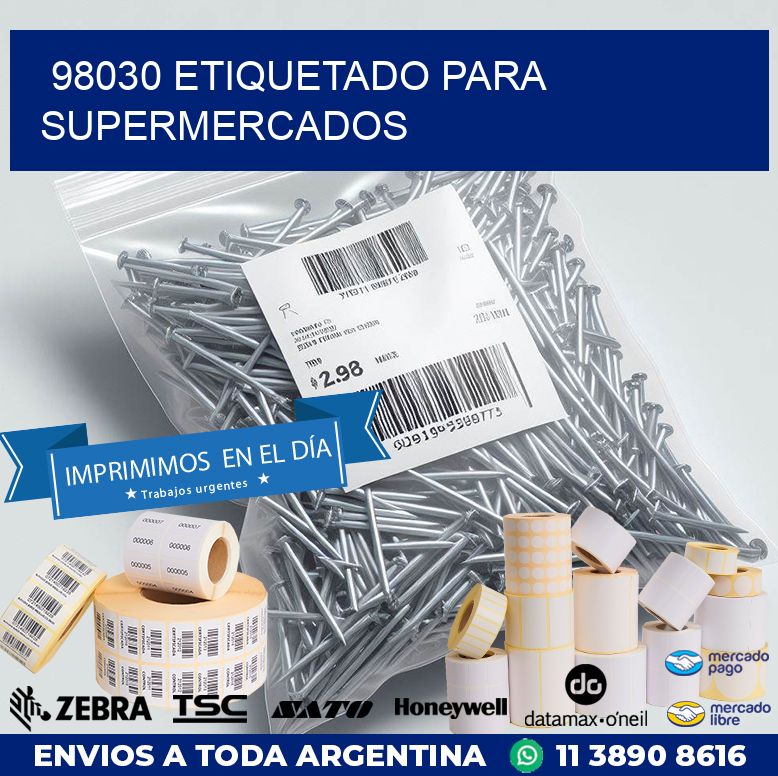 98030 ETIQUETADO PARA SUPERMERCADOS