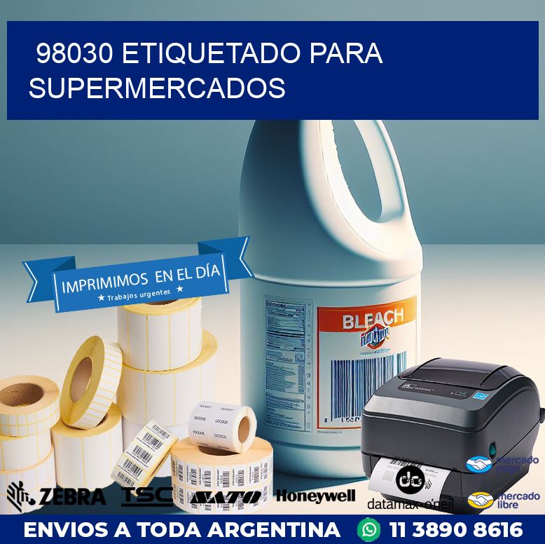 98030 ETIQUETADO PARA SUPERMERCADOS