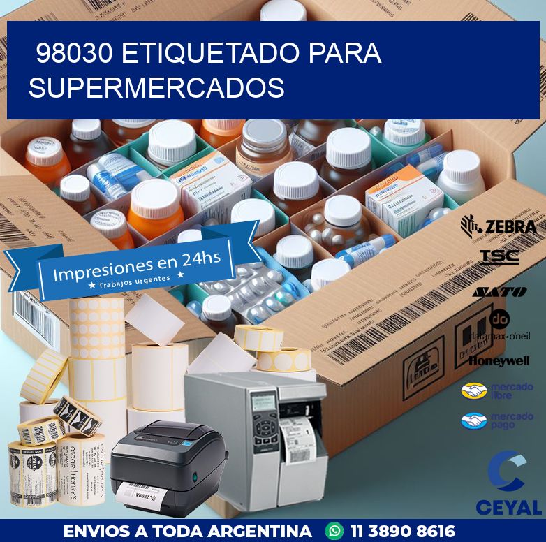 98030 ETIQUETADO PARA SUPERMERCADOS