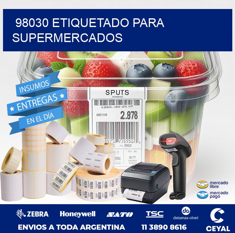 98030 ETIQUETADO PARA SUPERMERCADOS