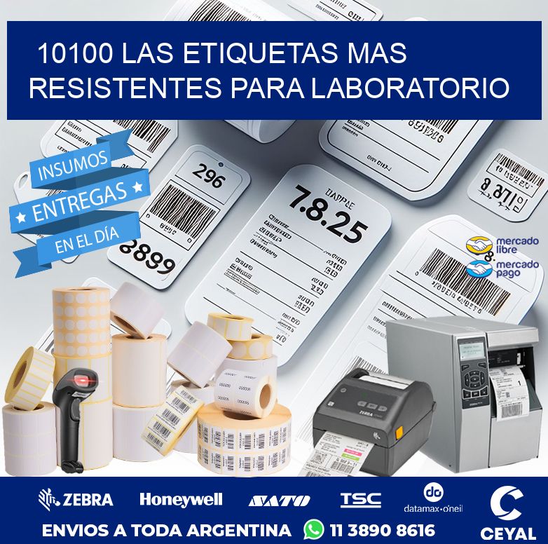 10100 LAS ETIQUETAS MAS RESISTENTES PARA LABORATORIO