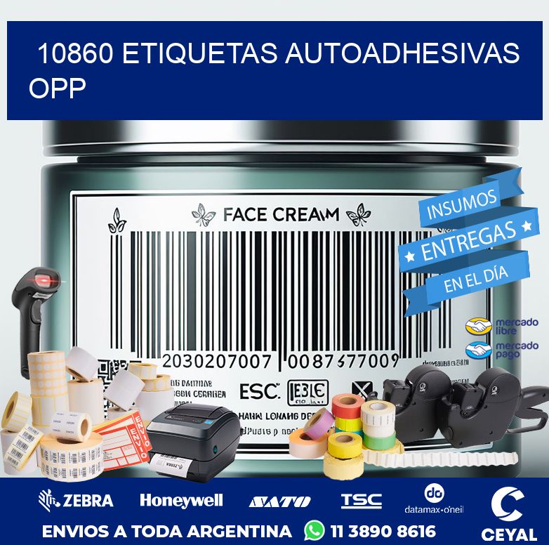 10860 ETIQUETAS AUTOADHESIVAS OPP