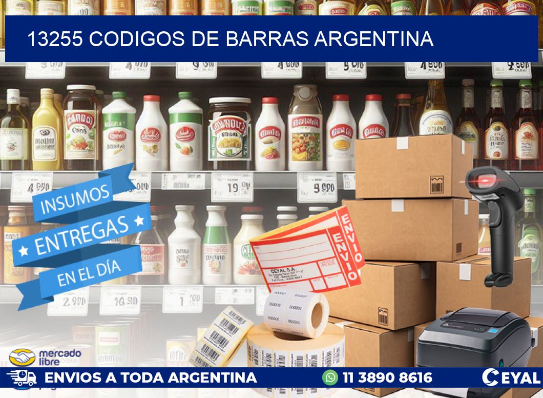 13255 CODIGOS DE BARRAS ARGENTINA