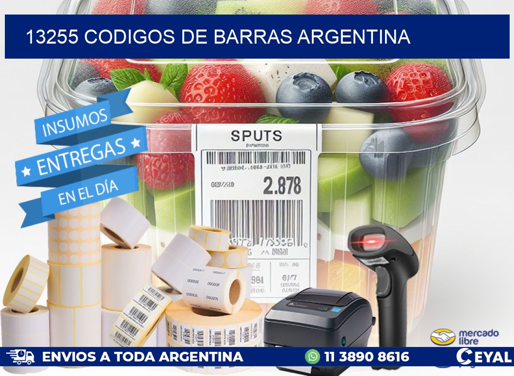 13255 CODIGOS DE BARRAS ARGENTINA