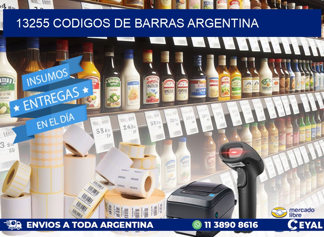 13255 CODIGOS DE BARRAS ARGENTINA