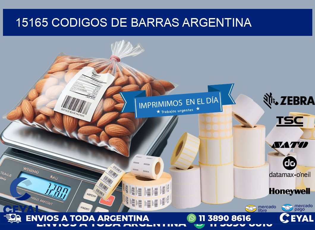 15165 CODIGOS DE BARRAS ARGENTINA
