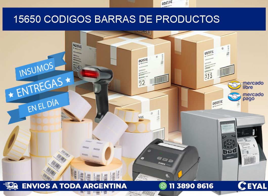 15650 CODIGOS BARRAS DE PRODUCTOS