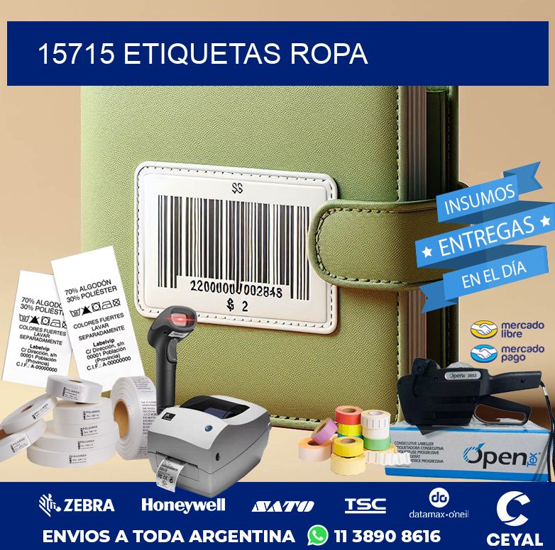 15715 ETIQUETAS ROPA