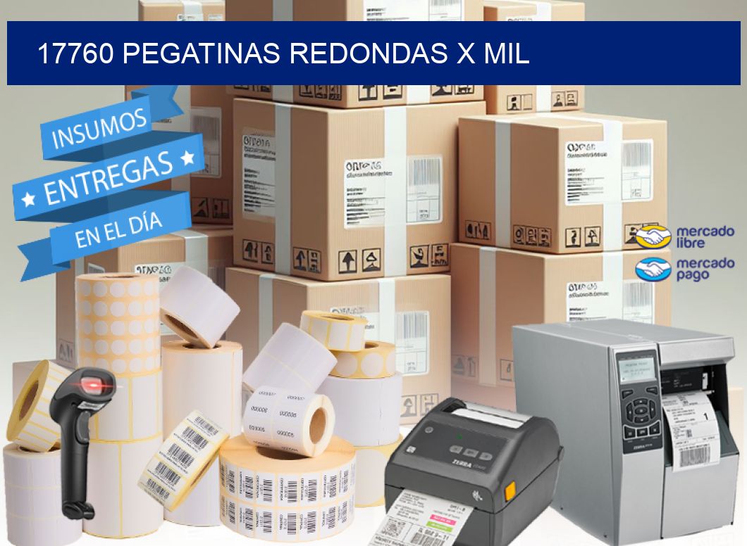17760 PEGATINAS REDONDAS X MIL