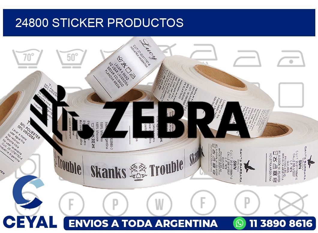 24800 Sticker productos