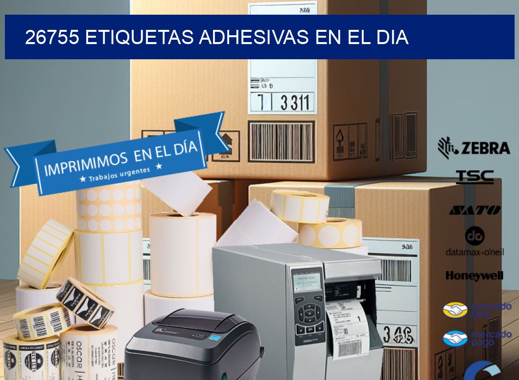 26755 etiquetas adhesivas en el dia