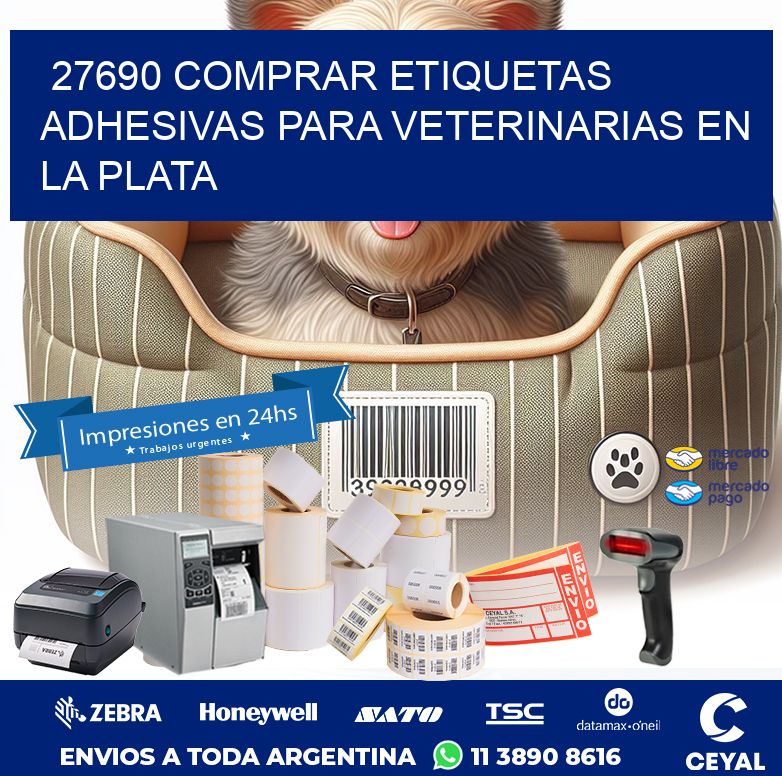 27690 COMPRAR ETIQUETAS ADHESIVAS PARA VETERINARIAS EN LA PLATA