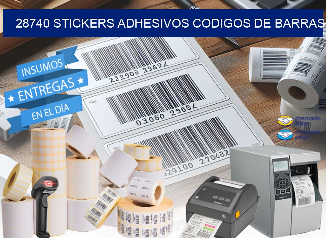 28740 stickers adhesivos codigos de barras