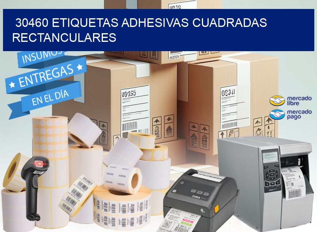 30460 ETIQUETAS ADHESIVAS CUADRADAS RECTANCULARES