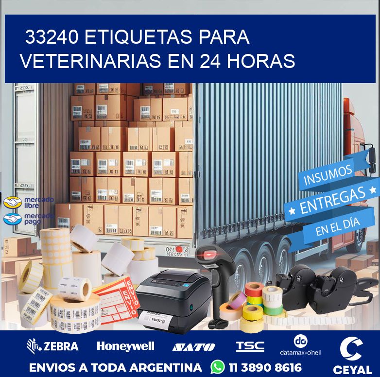 33240 ETIQUETAS PARA VETERINARIAS EN 24 HORAS