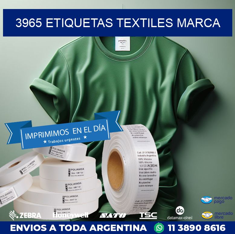 3965 ETIQUETAS TEXTILES MARCA