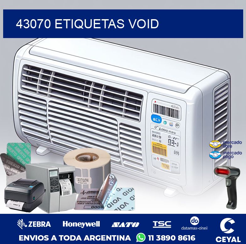 43070 ETIQUETAS VOID