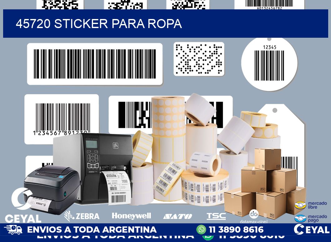 45720 STICKER PARA ROPA