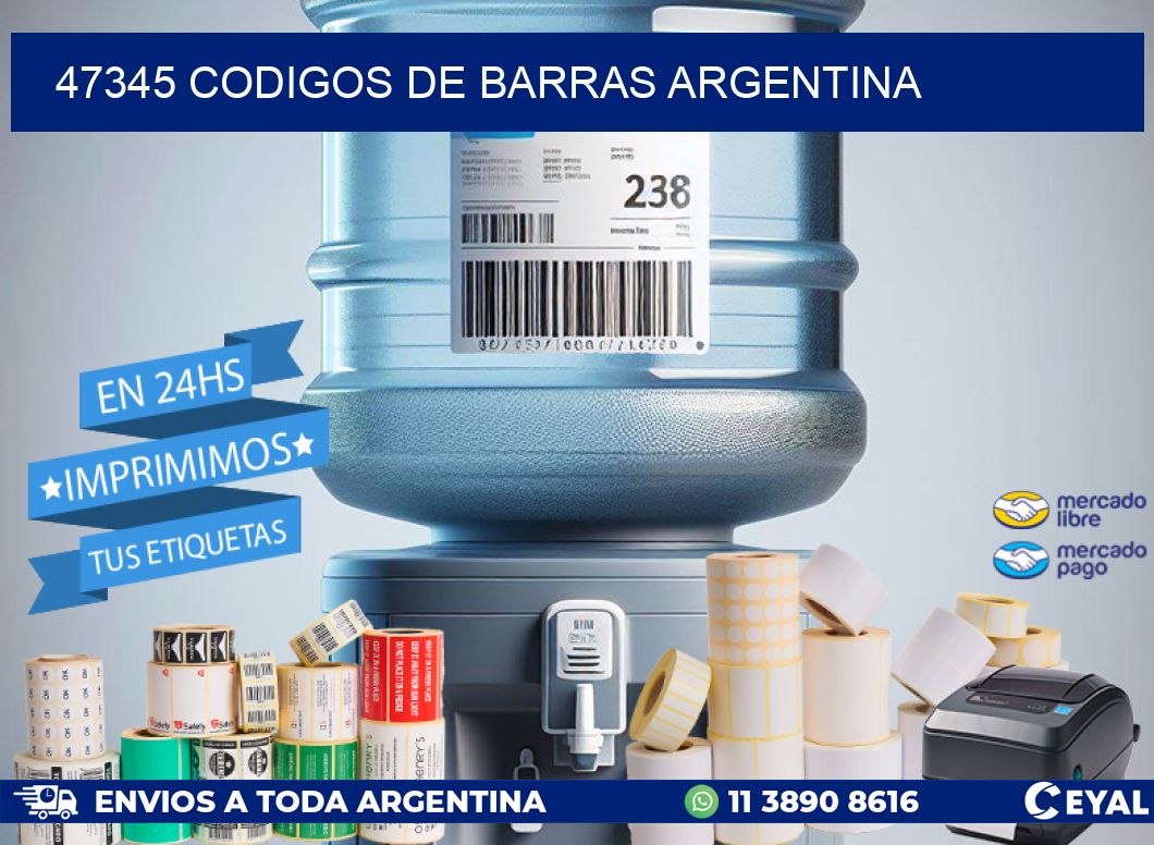 47345 CODIGOS DE BARRAS ARGENTINA