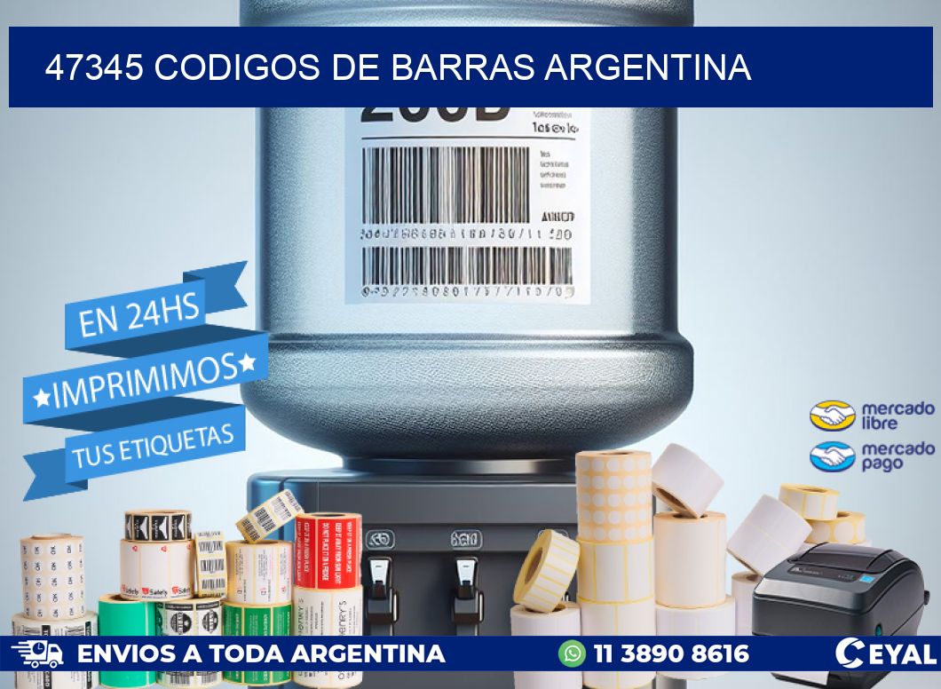 47345 CODIGOS DE BARRAS ARGENTINA