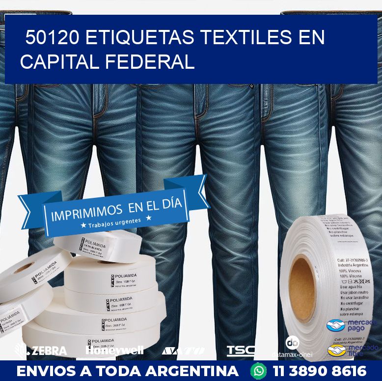 50120 ETIQUETAS TEXTILES EN CAPITAL FEDERAL