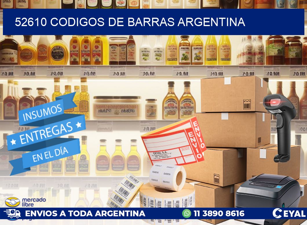 52610 CODIGOS DE BARRAS ARGENTINA
