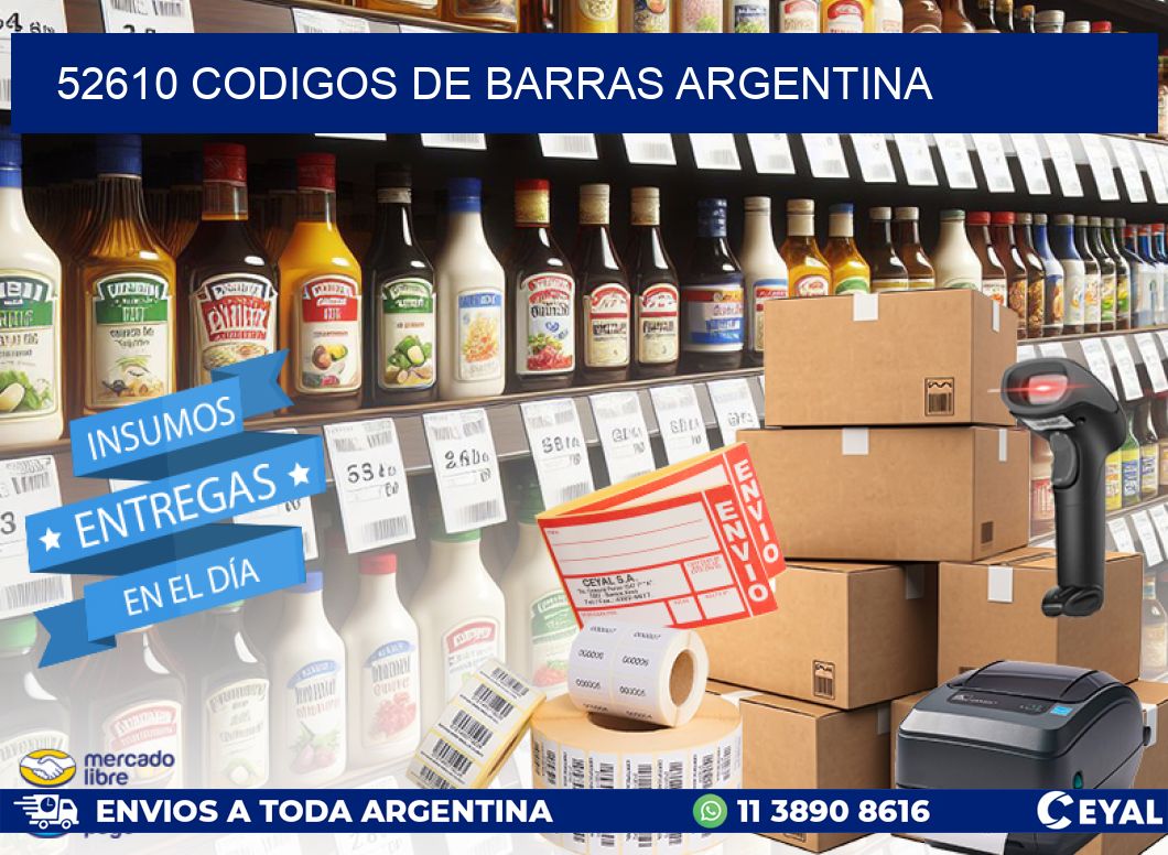 52610 CODIGOS DE BARRAS ARGENTINA