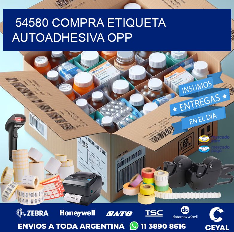 54580 COMPRA ETIQUETA AUTOADHESIVA OPP