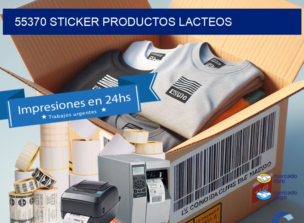 55370 STICKER PRODUCTOS LACTEOS