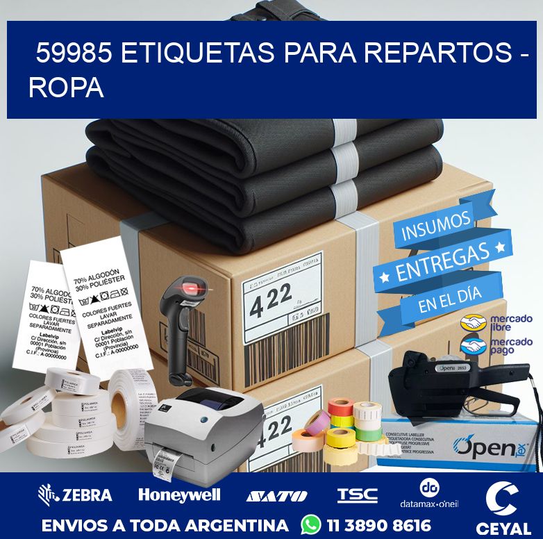 59985 ETIQUETAS PARA REPARTOS – ROPA