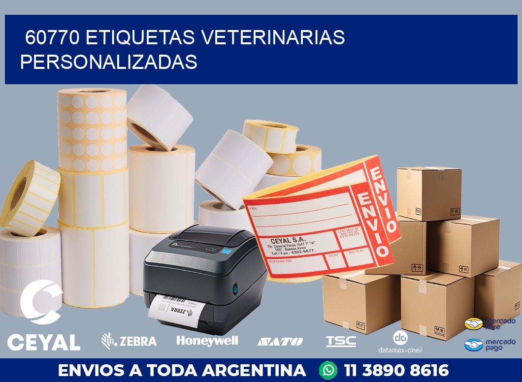 60770 ETIQUETAS VETERINARIAS PERSONALIZADAS