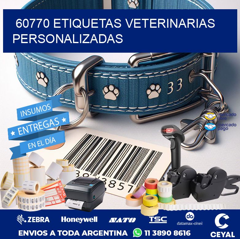 60770 ETIQUETAS VETERINARIAS PERSONALIZADAS
