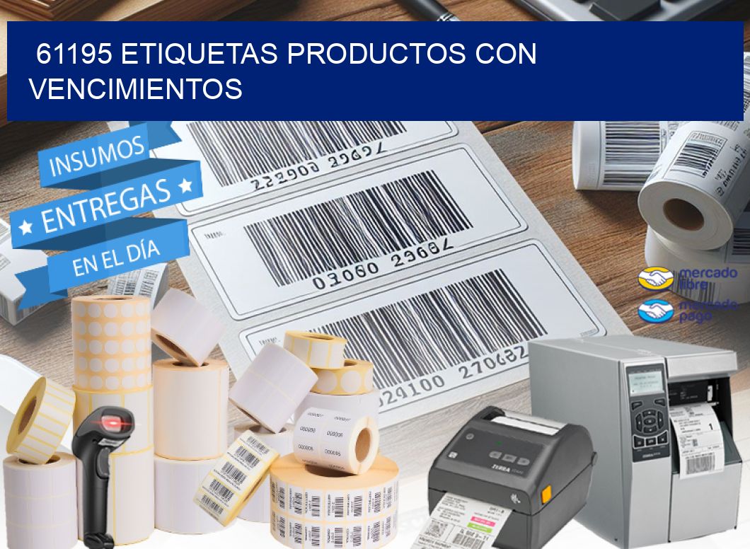 61195 Etiquetas productos con vencimientos
