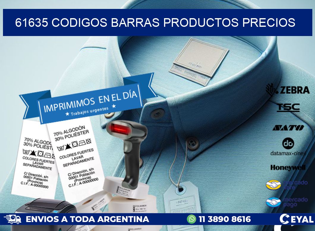 61635 codigos barras productos precios